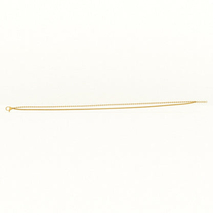 Two Layered Solid Cable Anklet
