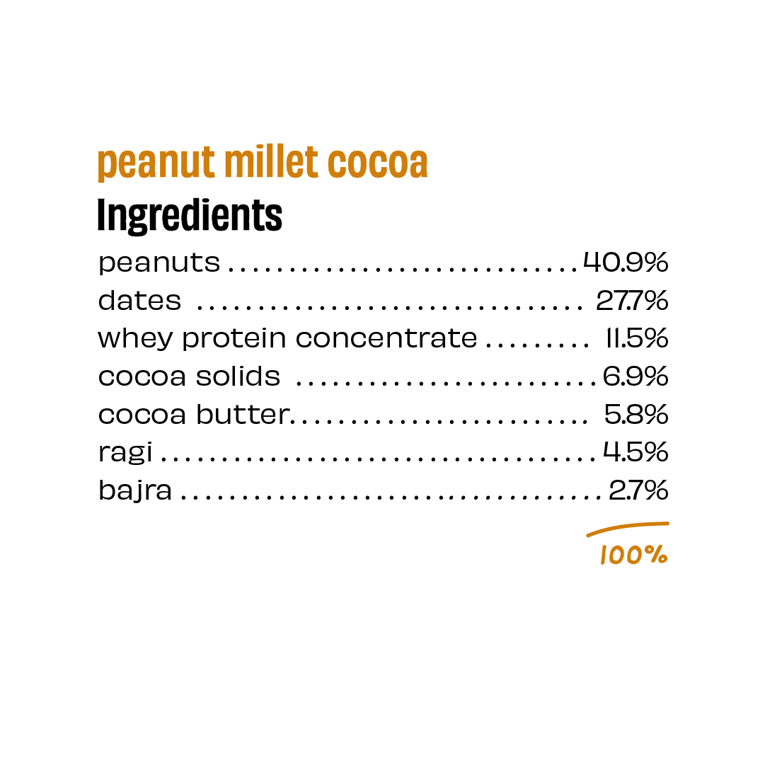 The Whole Truth Peanut Millet Cocoa (PMC) - 55gms | The Whole Truth Foods at Broadway