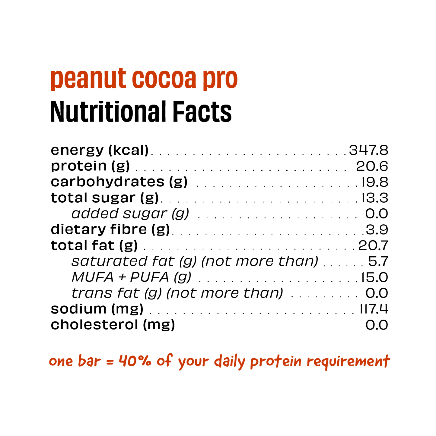 The Whole Truth Peanut Cocoa Pro Bar (CPBP) - 67gms | The Whole Truth Foods at Broadway