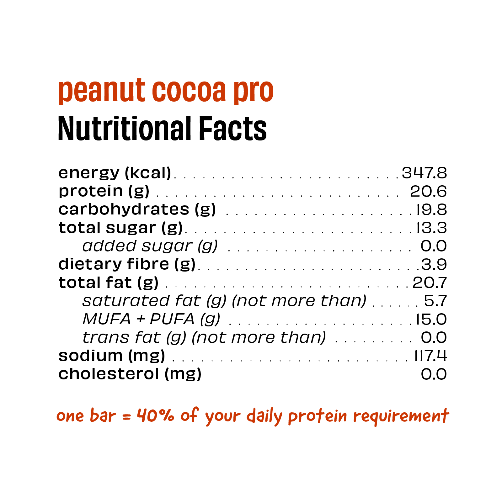The Whole Truth Peanut Cocoa Pro Bar (CPBP) - 67gms | The Whole Truth Foods at Broadway