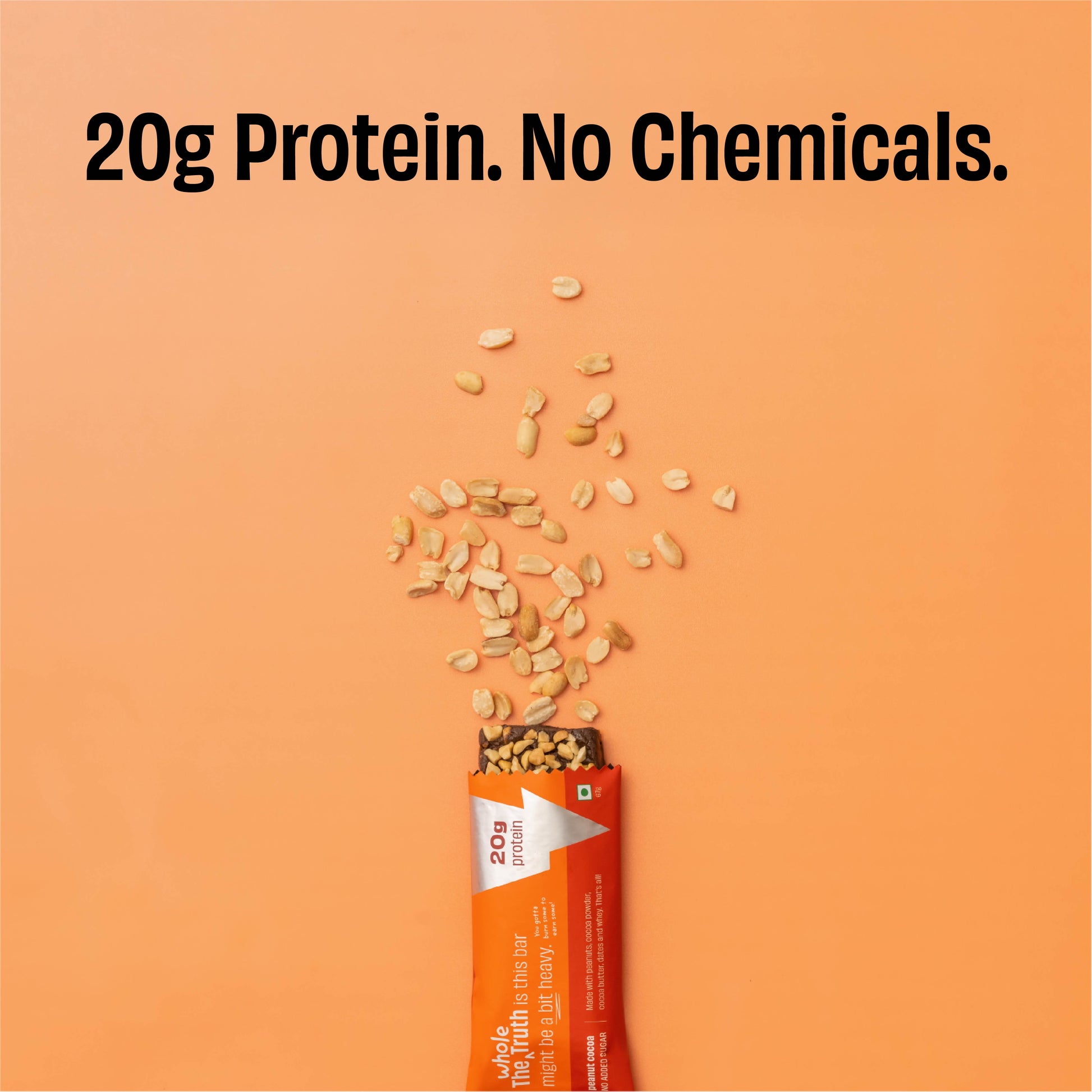 The Whole Truth Peanut Cocoa Pro Bar (CPBP) - 67gms | The Whole Truth Foods at Broadway