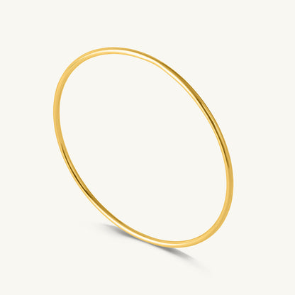 Round Wire Bangle Bracelet