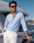 The Pinpoint Oxford Shirt Sky Blue