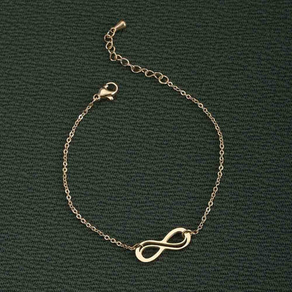 Infinity Charm Chain Bracelet
