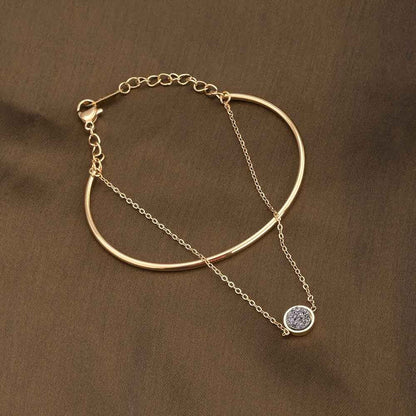 Double Layer Stone Bracelet