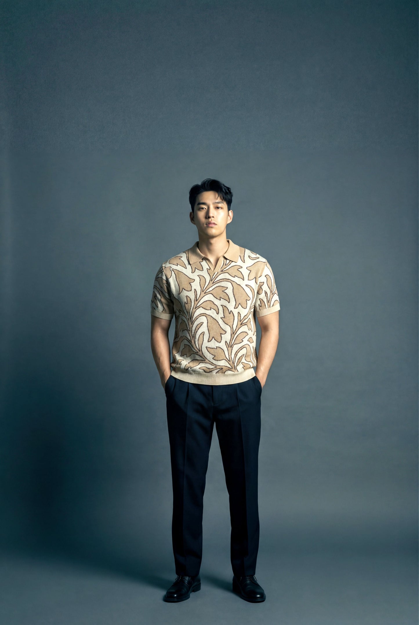 Leaf Knitted Polo