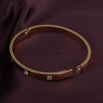 Dazzling Stone Bangle Bracelet