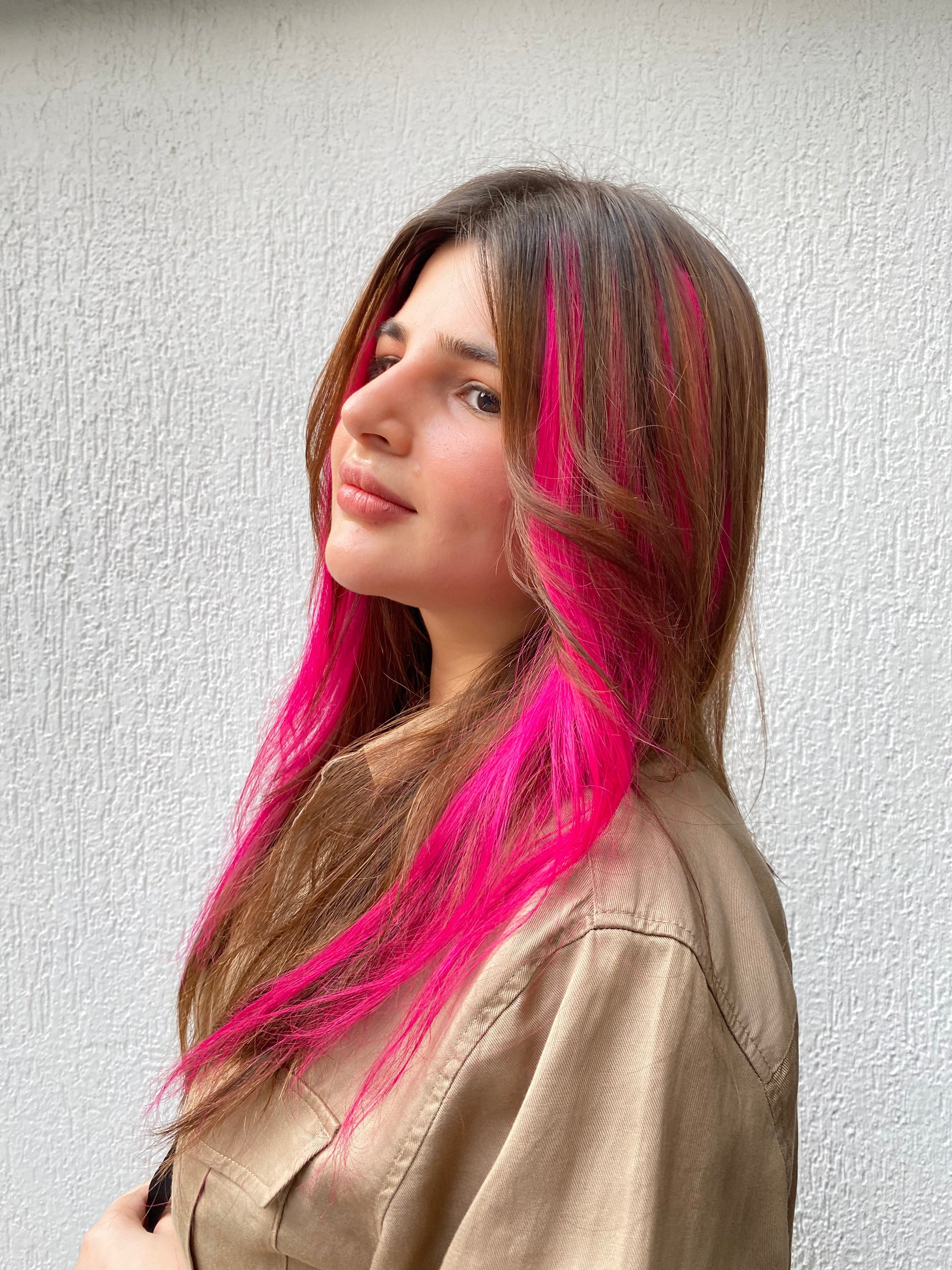 Kinky Pinky  #Strandout- Coloured clip-In Hair | Nish Hair at Broadway