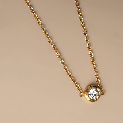 Dainty Diamond Anklet
