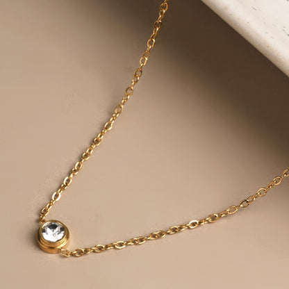 Dainty Diamond Anklet