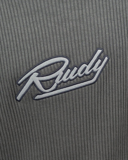 ⁠RWDY TEXTURE TEE IN CHARCOAL WAVE