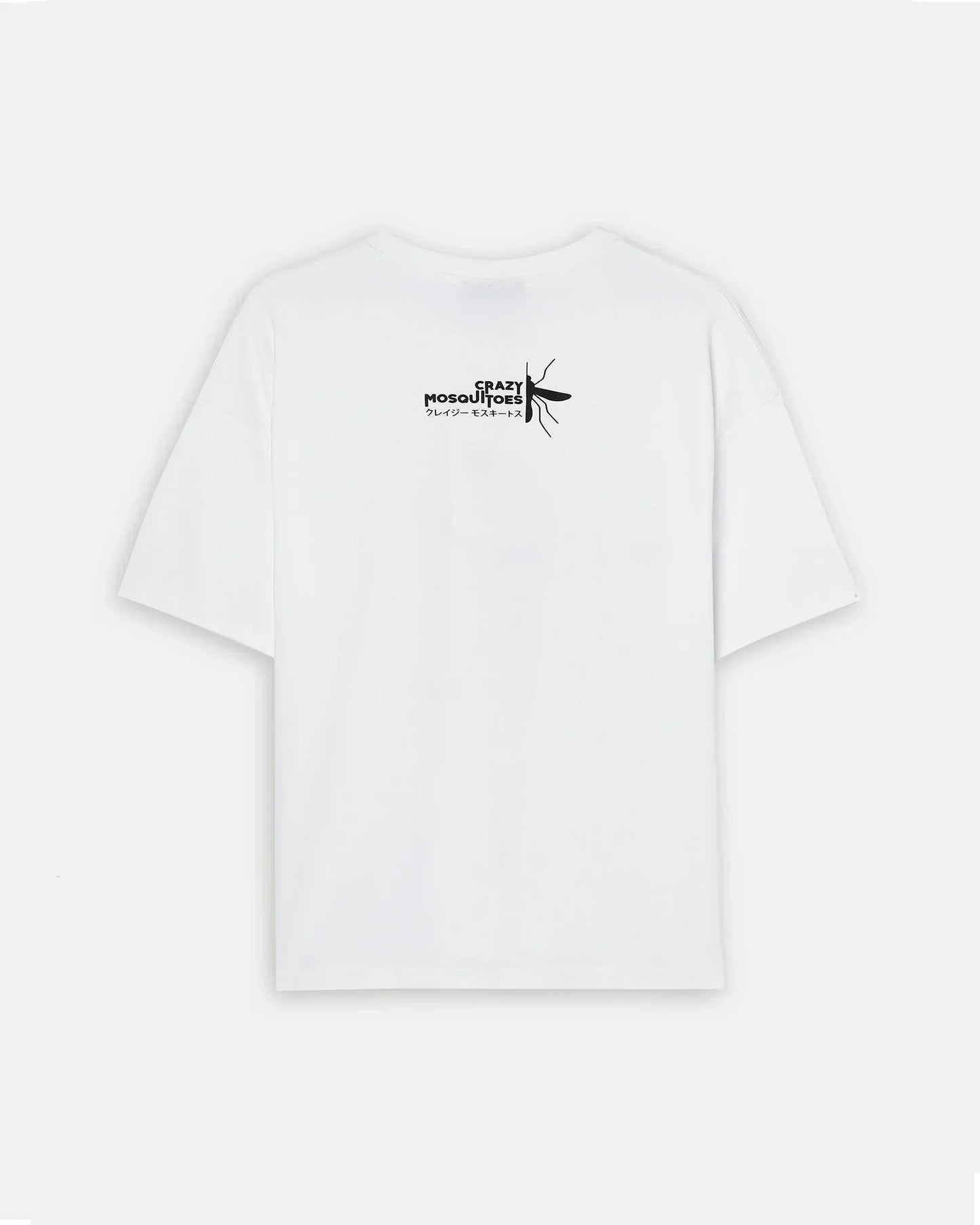 Pixel print drop oversized unisex T shirt