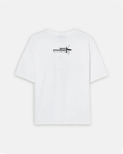 Pixel print drop oversized unisex T shirt