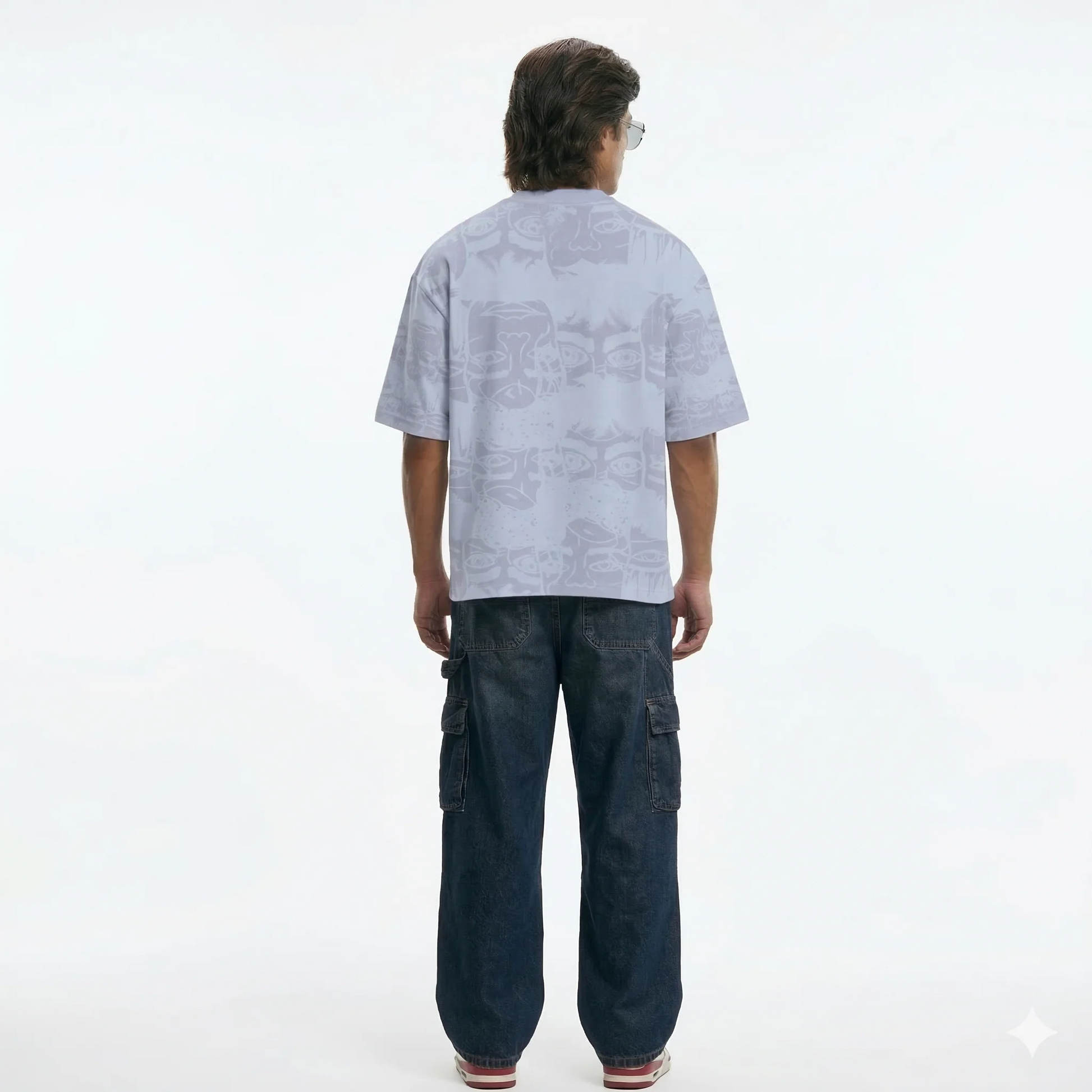 STATIC JUNGLE TEE BLUE | FLYAF at Broadway