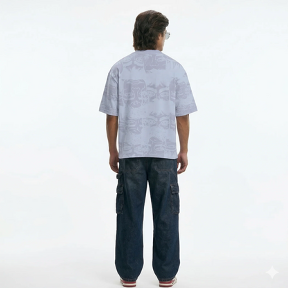 STATIC JUNGLE TEE BLUE | FLYAF at Broadway