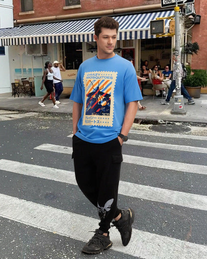 Stamp Tshirt in Blue