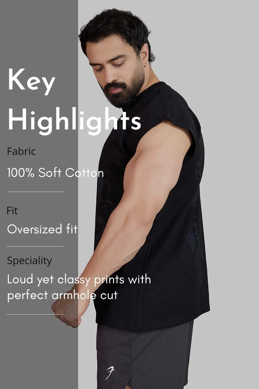 Courageous CapSleeves Tank Black | Fuaark at Broadway