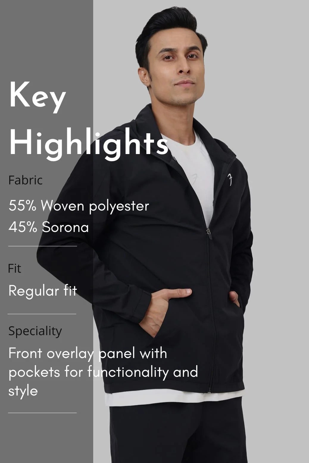 Thread Jacket Black | Fuaark at Broadway