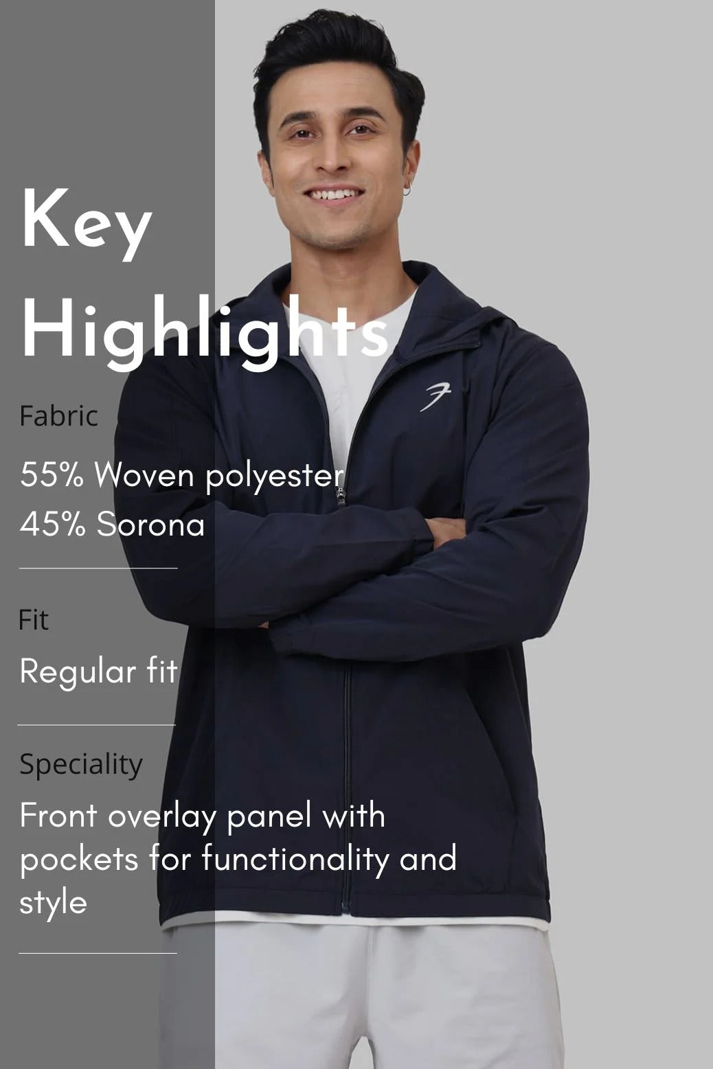 Thread Jacket Navy | Fuaark at Broadway