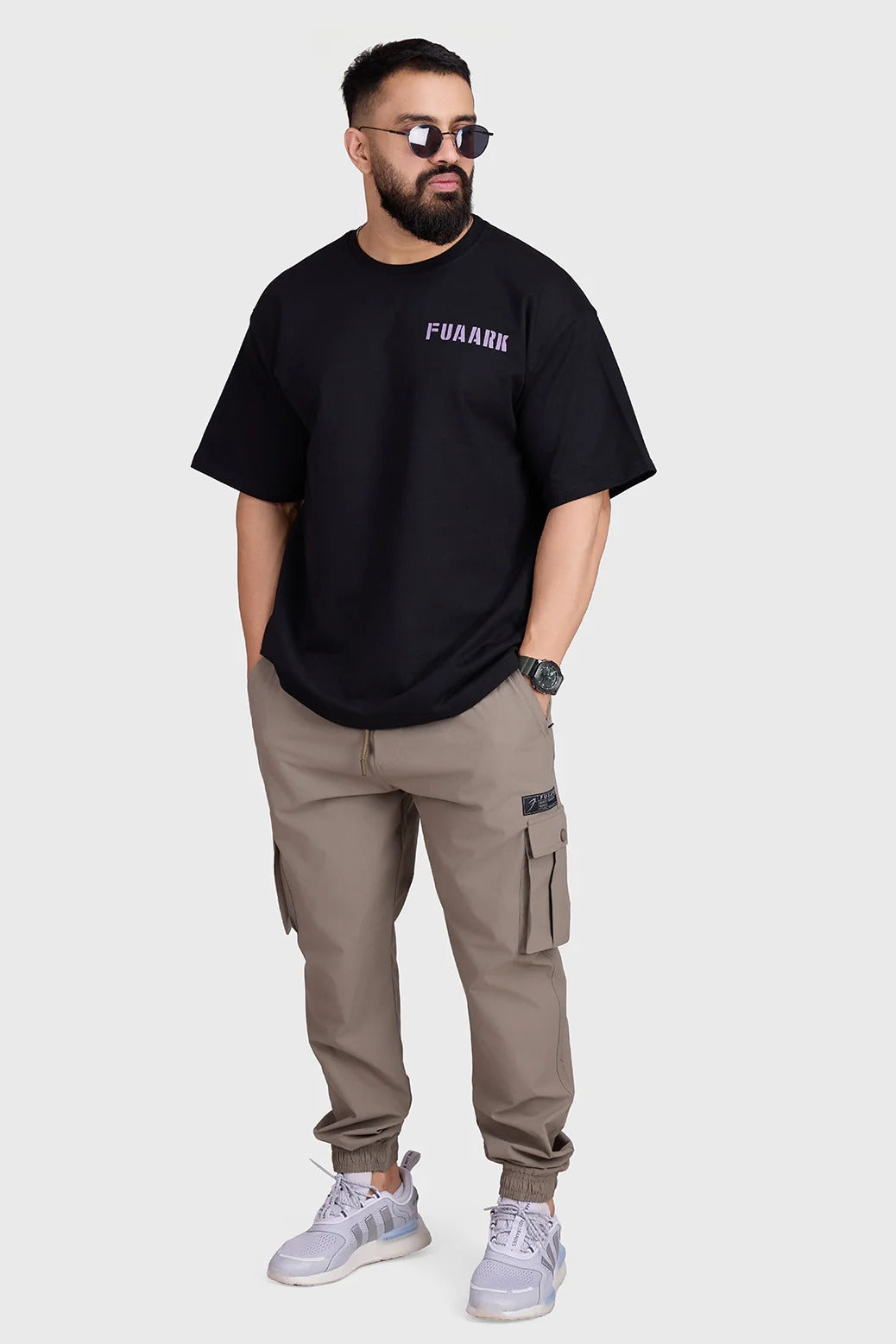 Script Cargo Joggers Brown | Fuaark at Broadway