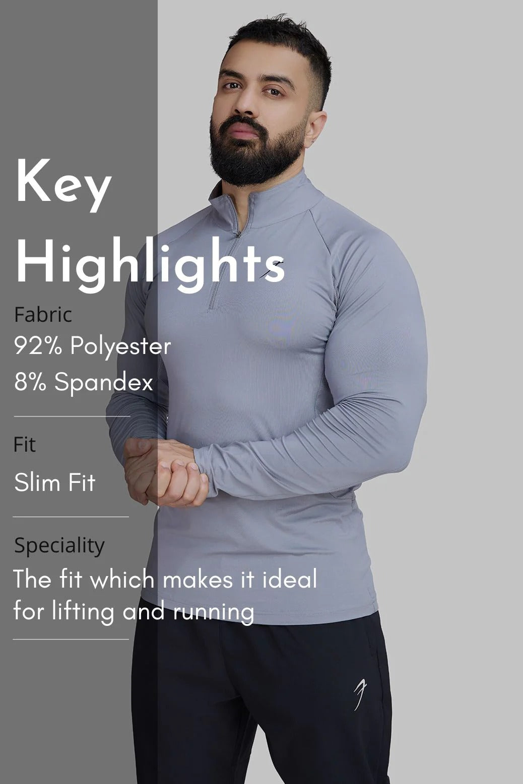 Thrive Pullovers Sea Grey | Fuaark at Broadway