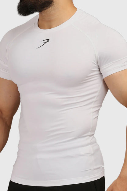 Compression T-shirt White | Fuaark at Broadway