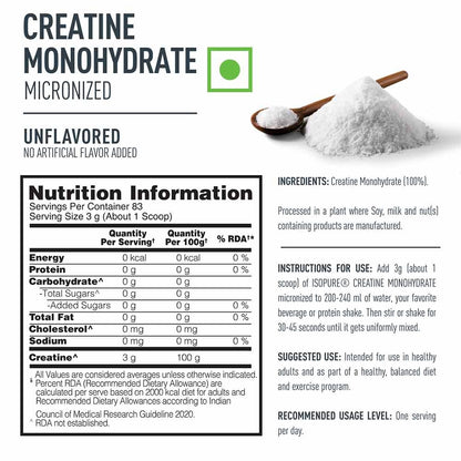Isopure - Creatine Monohydrate 250g