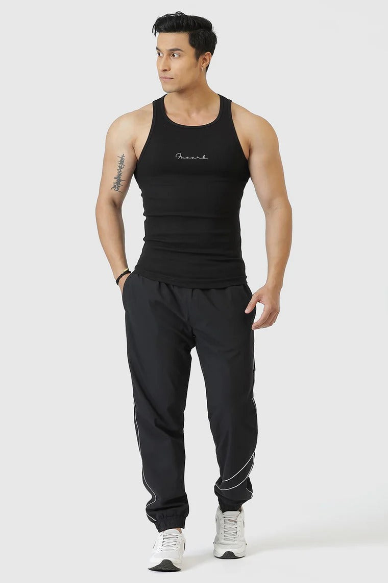 Ribbed Tank Black | Fuaark at Broadway