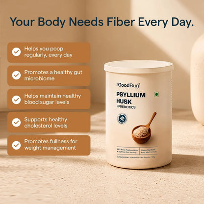 The Good Bug Psyllium Husk Powder with Prebiotics
