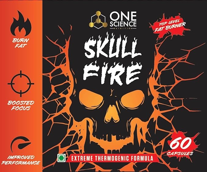 One Science Nutrition (OSN) Skull Fire Top Level Fat Burner 60cap (94gm) | One Science Nutrition at Broadway