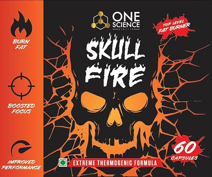 One Science Nutrition (OSN) Skull Fire Top Level Fat Burner 60cap (94gm) | One Science Nutrition at Broadway