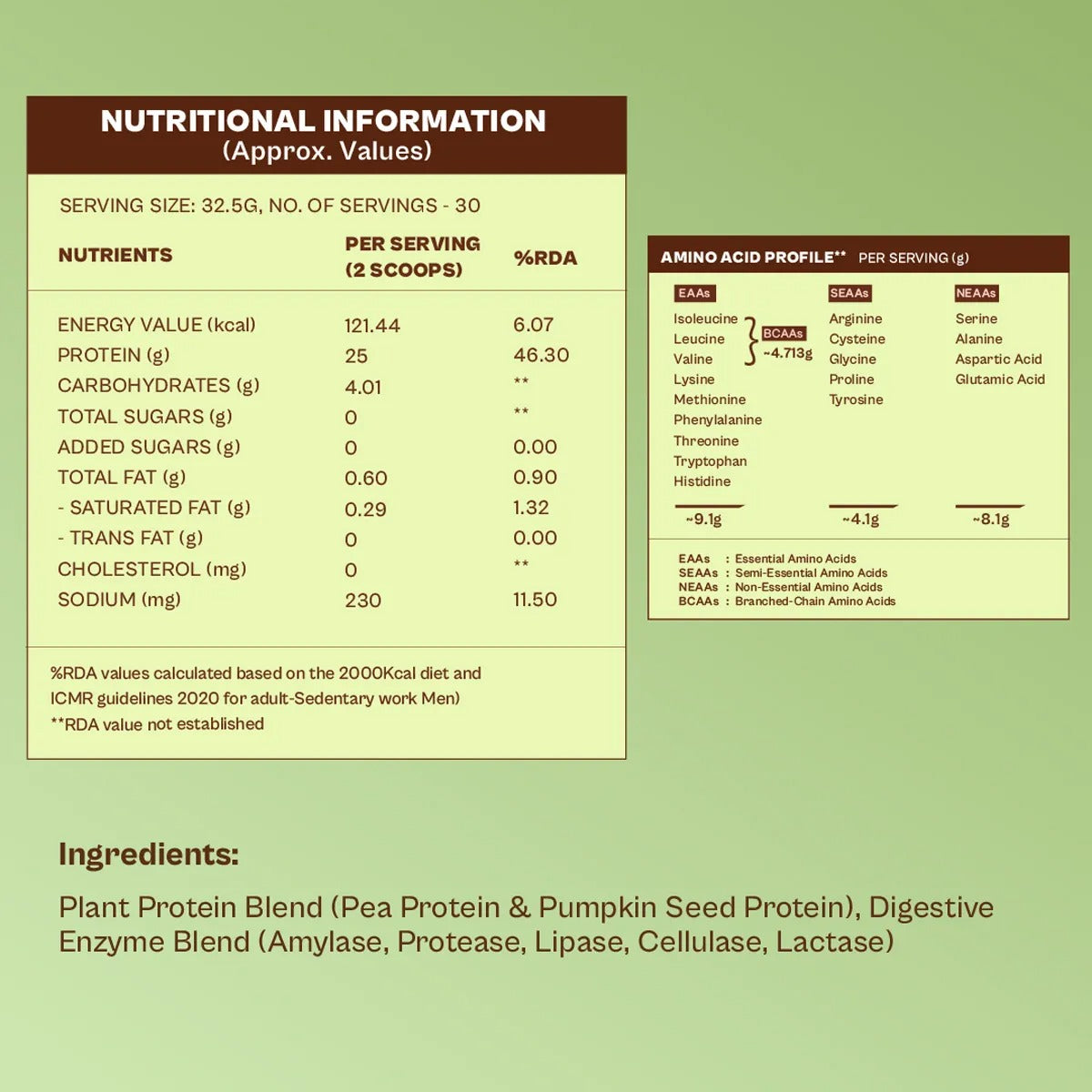 Origin Nutrition Unflavoured Plant Protein | ORIGIN NUTRITION at Broadway