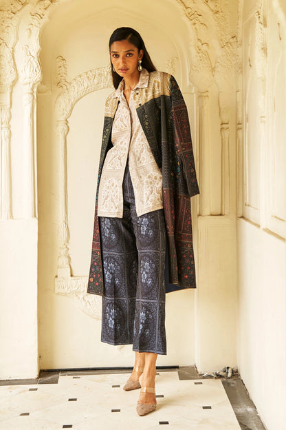 MUGHAL PRINT LONGLINE SET