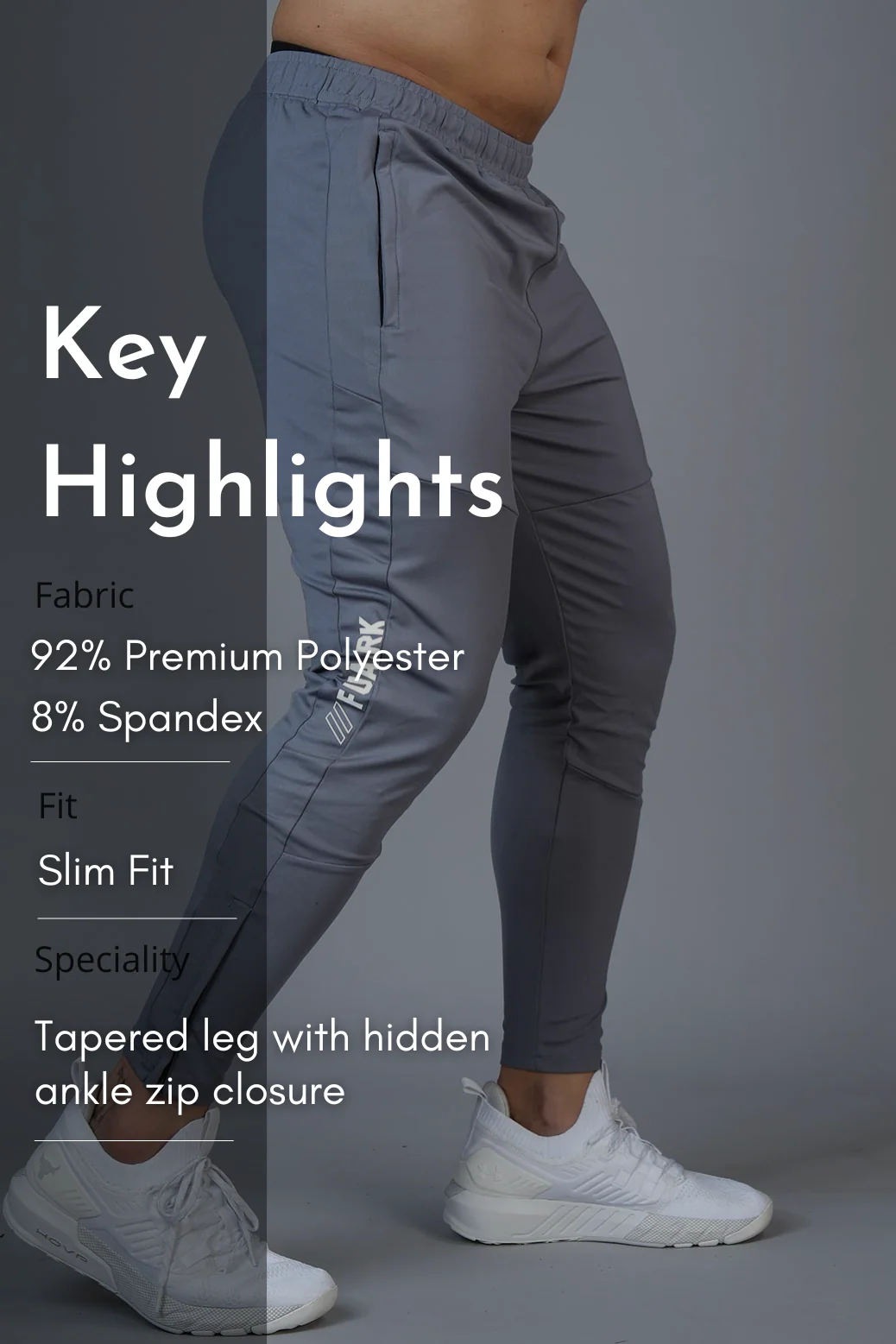 Hybrid Slim Tracks Light Grey | Fuaark at Broadway