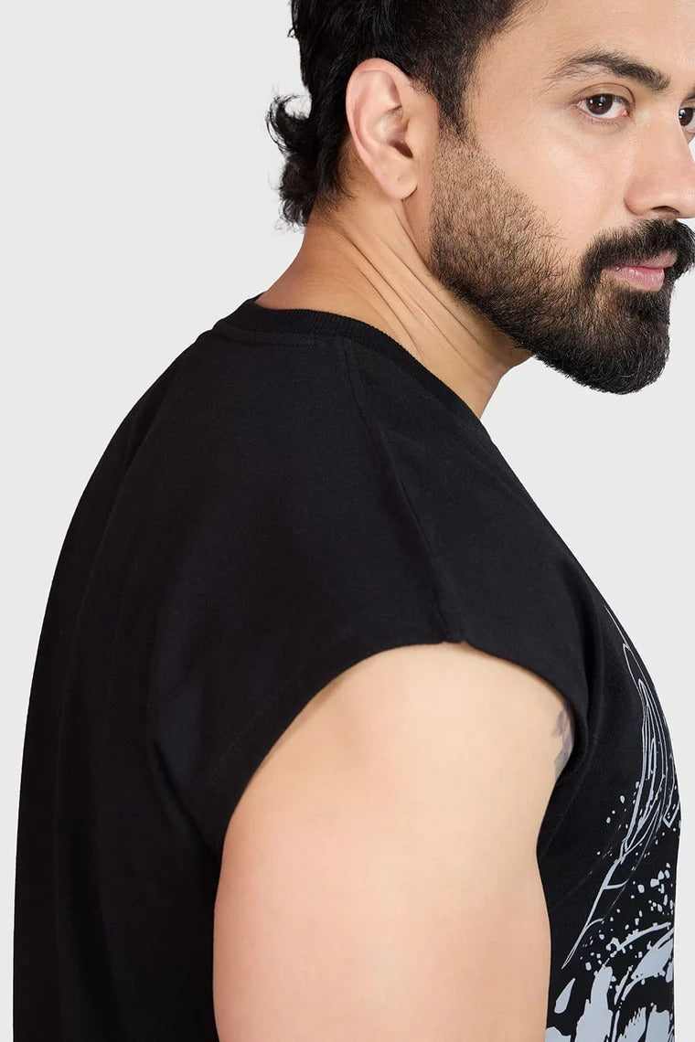 Annihilate CapSleeves Tank Black | Fuaark at Broadway