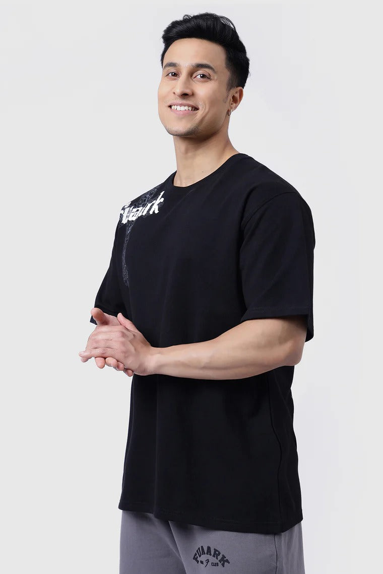 Eagle OverSized T-Shirt Black | Fuaark at Broadway