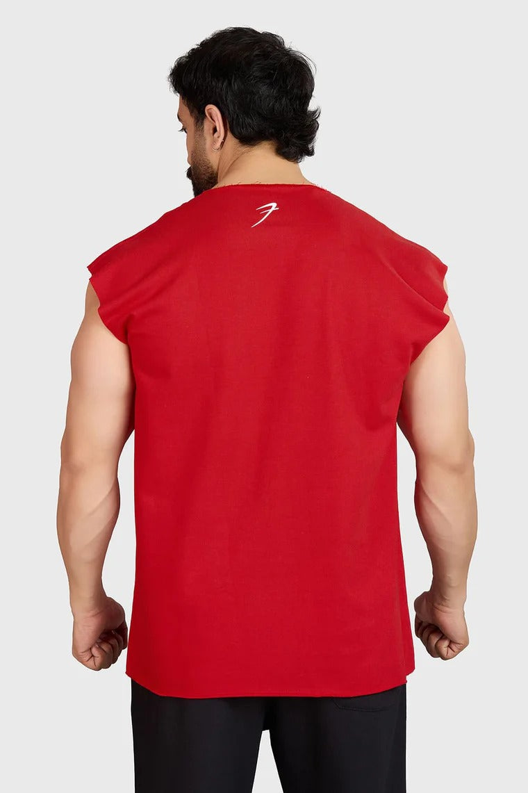 Raw Levitate Capsleeves Tank Red | Fuaark at Broadway