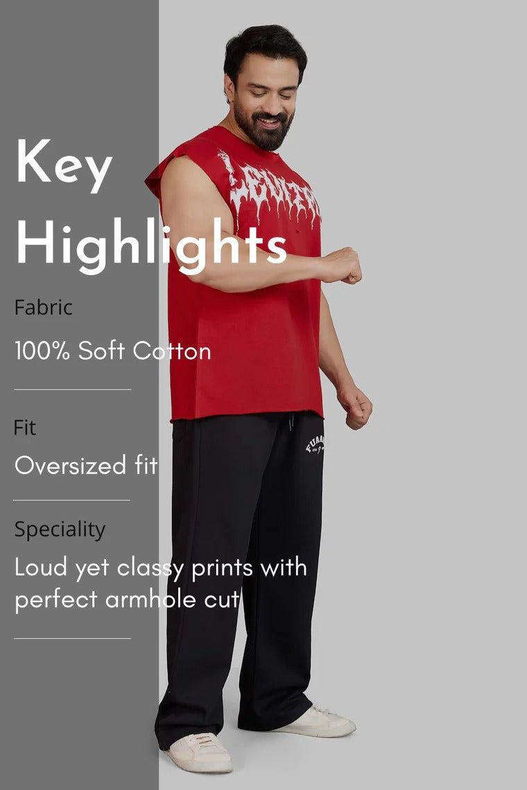 Raw Levitate Capsleeves Tank Red | Fuaark at Broadway