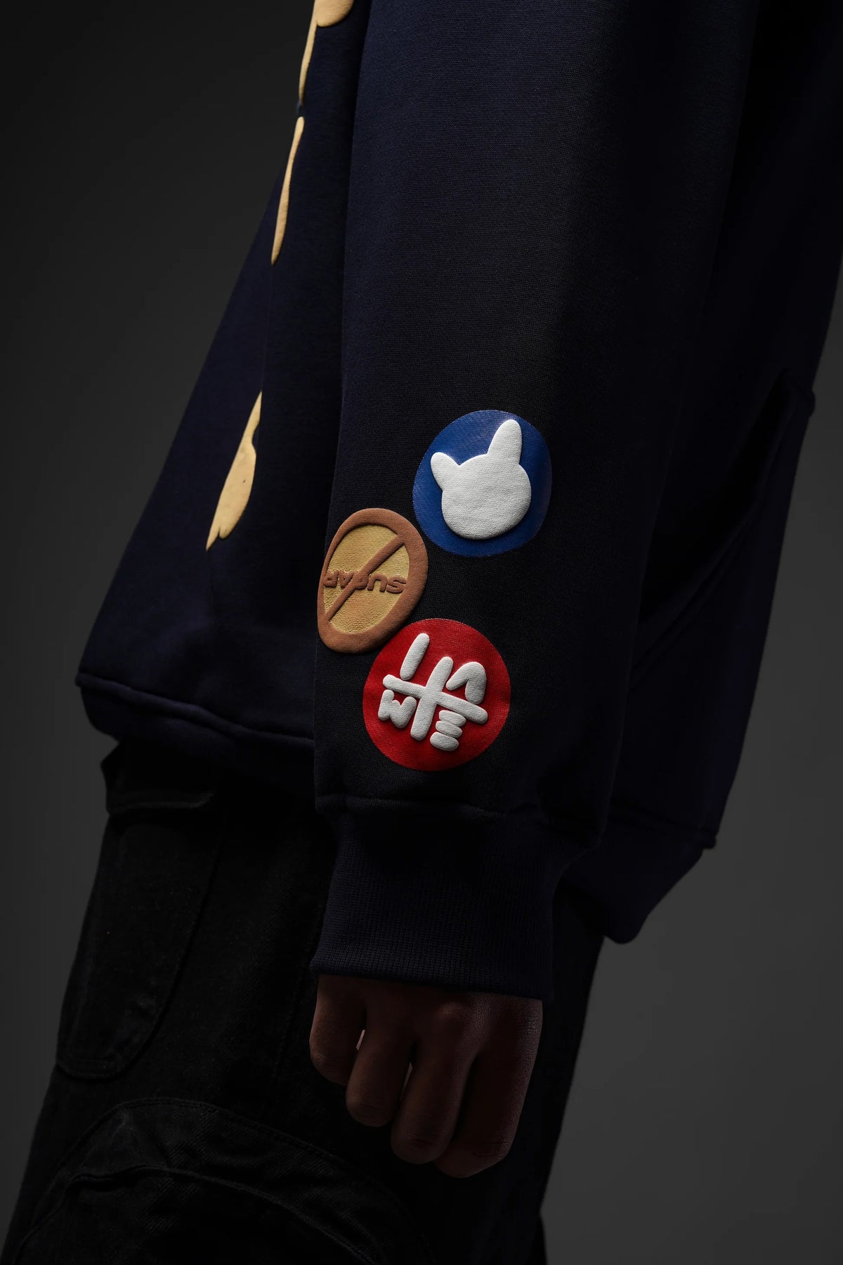 No Sugar Just Honey Navy Hoodie