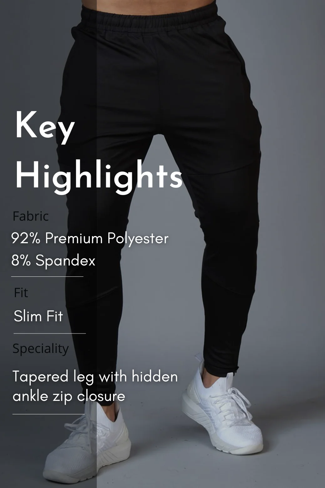 Hybrid Slim Tracks Black | Fuaark at Broadway