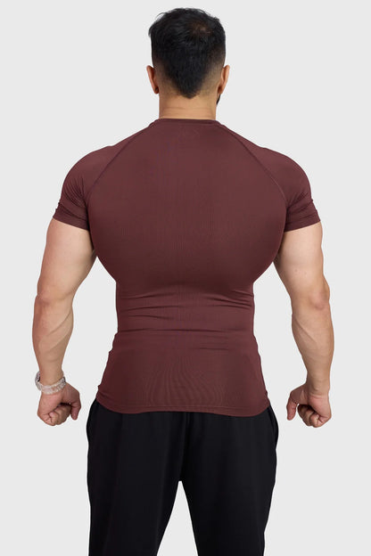 Compression T-shirt Brown | Fuaark at Broadway