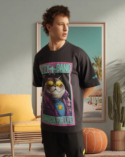 Kitty Gang Oversized T shirt