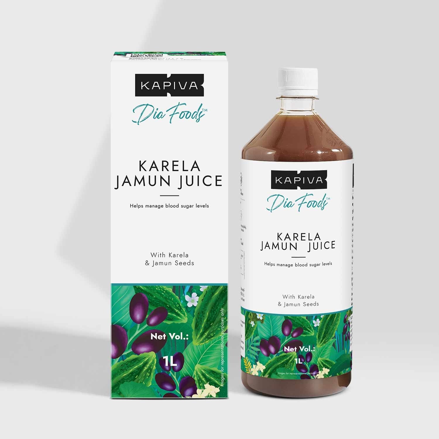 Kapiva Karela Jamun Juice 1 L | Kapiva at Broadway