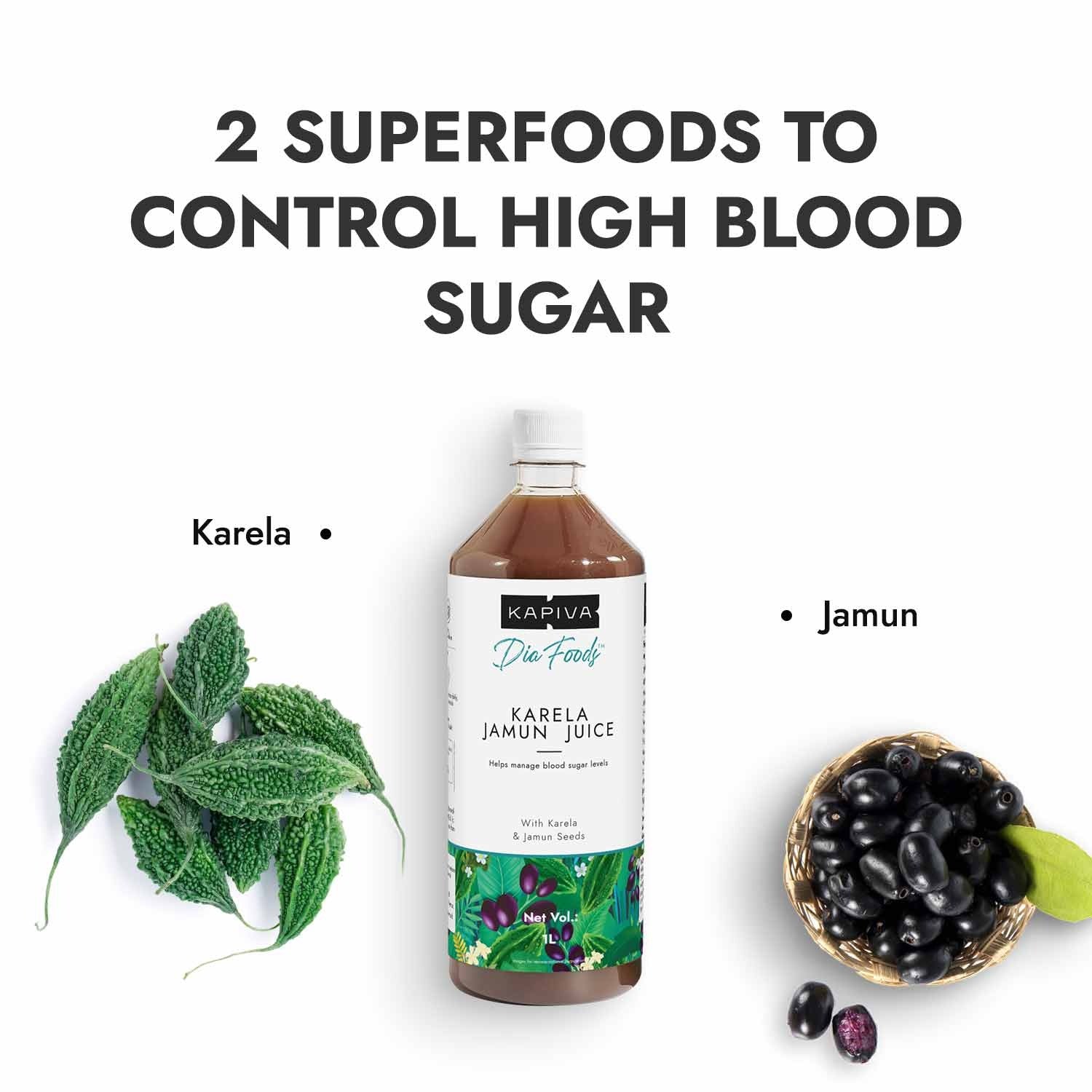 Kapiva Karela Jamun Juice 1 L | Kapiva at Broadway