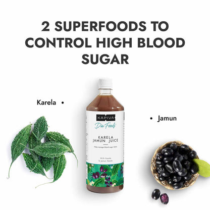 Kapiva Karela Jamun Juice 1 L | Kapiva at Broadway