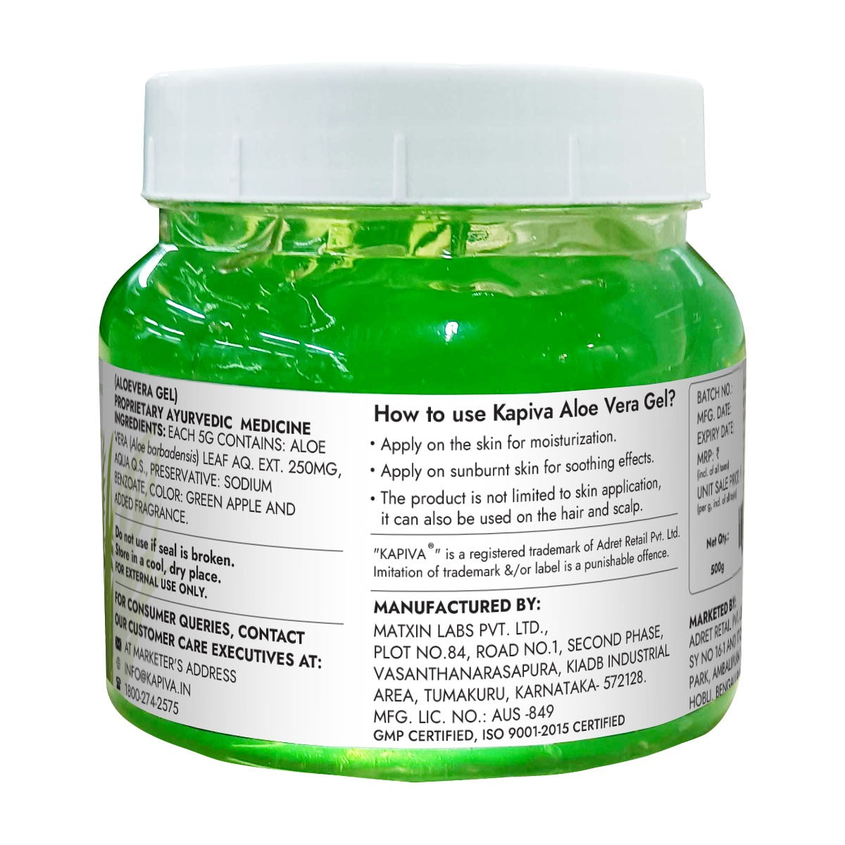 Kapiva Aloe Vera Skin Gel | Kapiva at Broadway