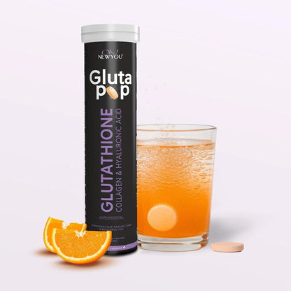 New You Gluta Pop - Glutathione Effervescent (20 Tabs) | NewYou Collagen at Broadway