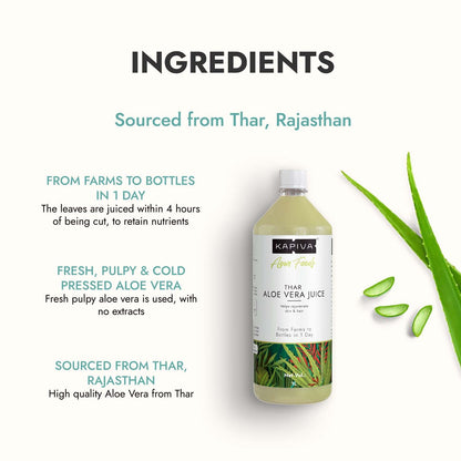 Kapiva Aloe Vera Juice 1L Box | Kapiva at Broadway