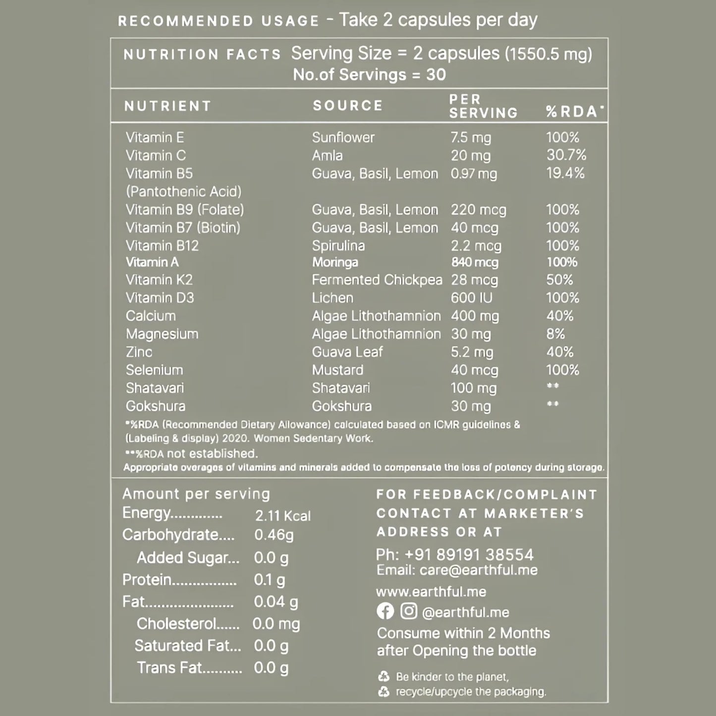 Multivitamin Women 40+ | Earthful at Broadway