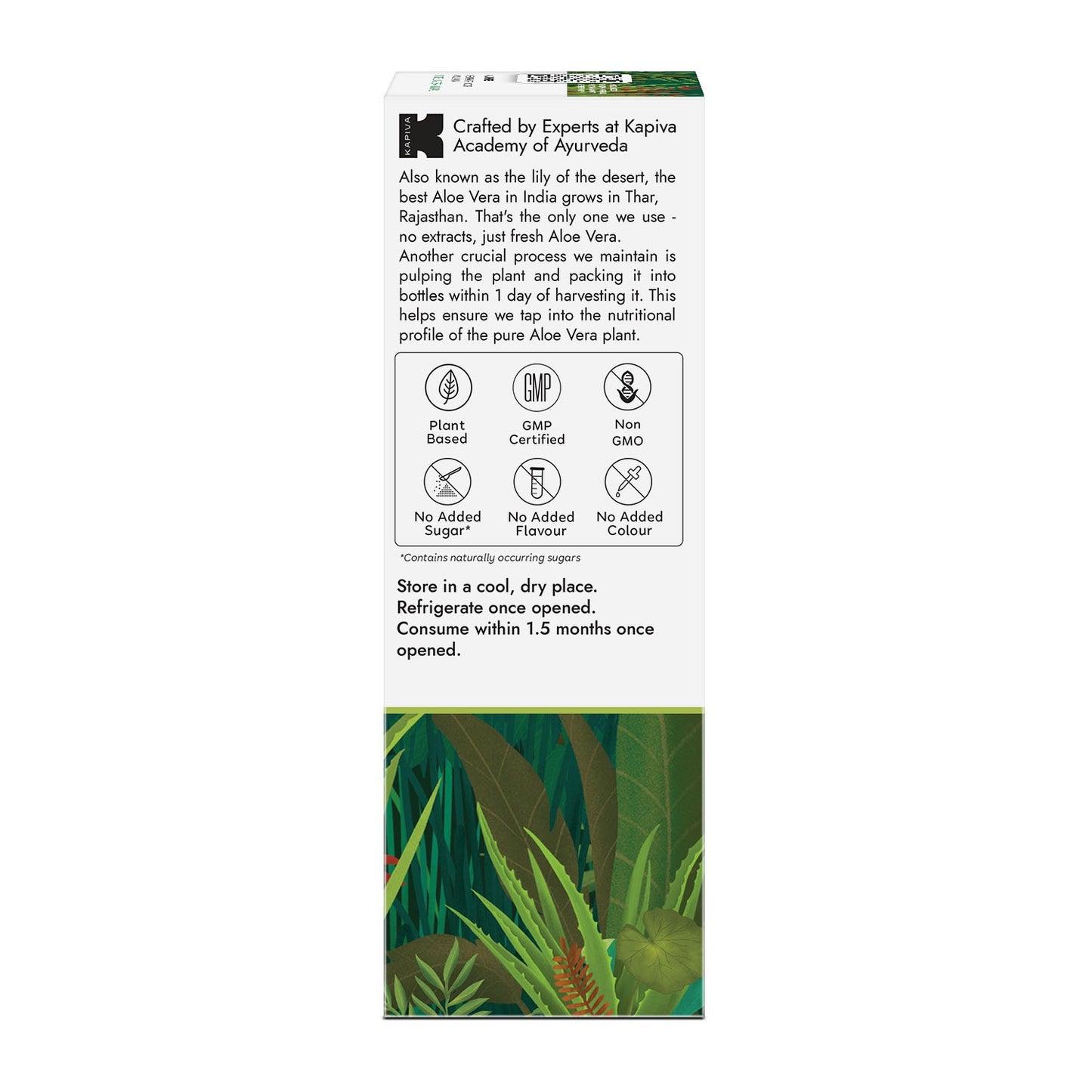 Kapiva Aloe Vera Juice 1L Box | Kapiva at Broadway